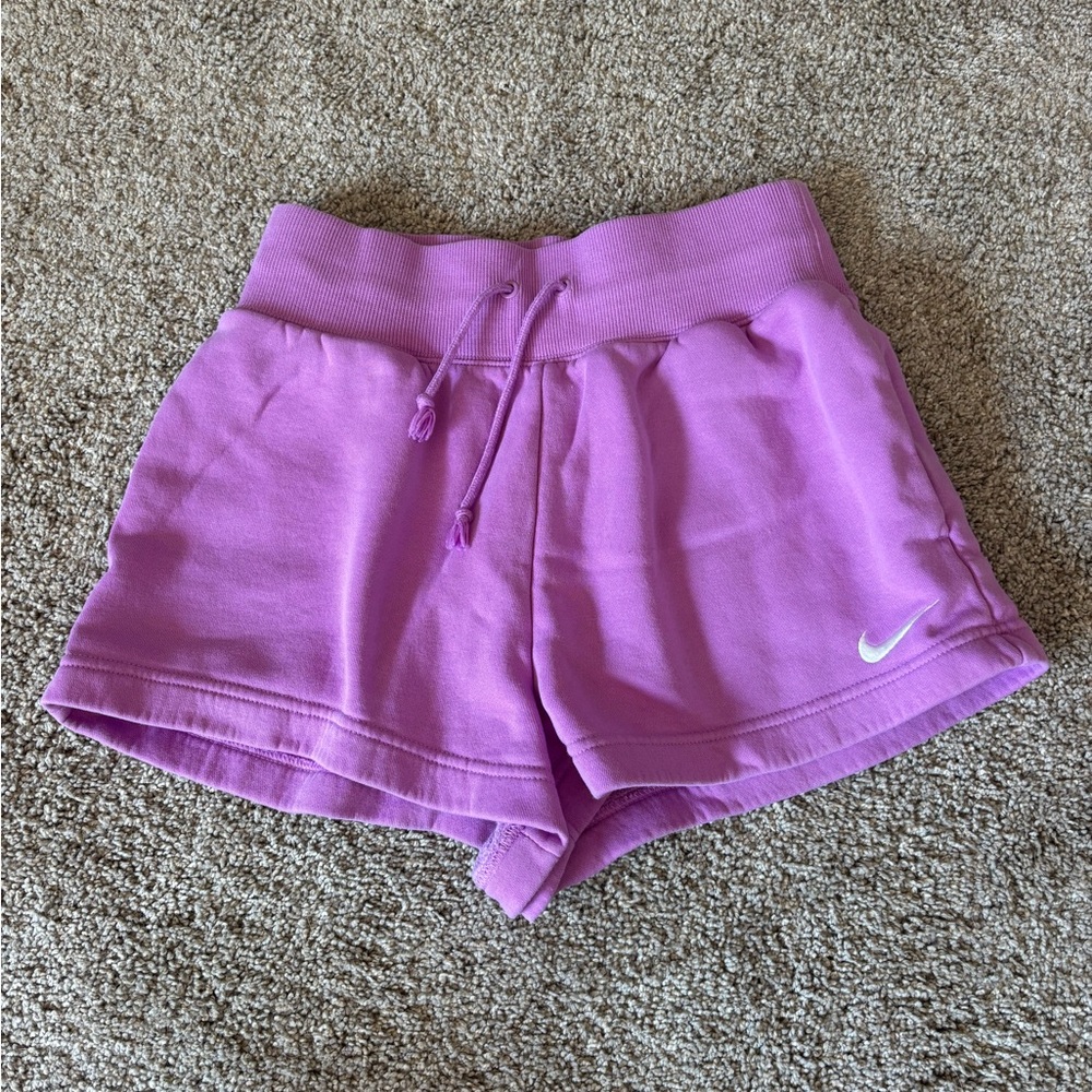 Nike Pink Athletic Shorts Moisture-Wicking Design